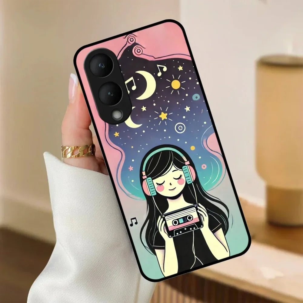 Luna Glossy Metal Case Cover For Vivo - ShopOnCliQ