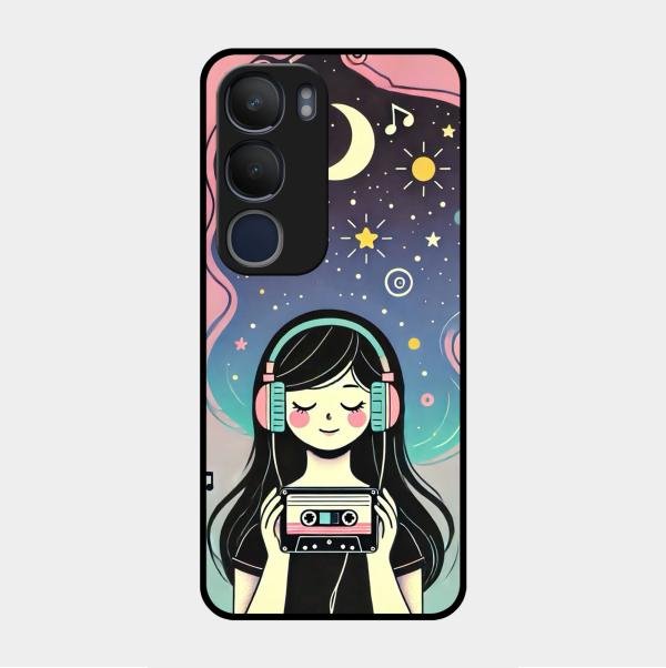 luna glossy metal case cover for Vivo Y29 5G