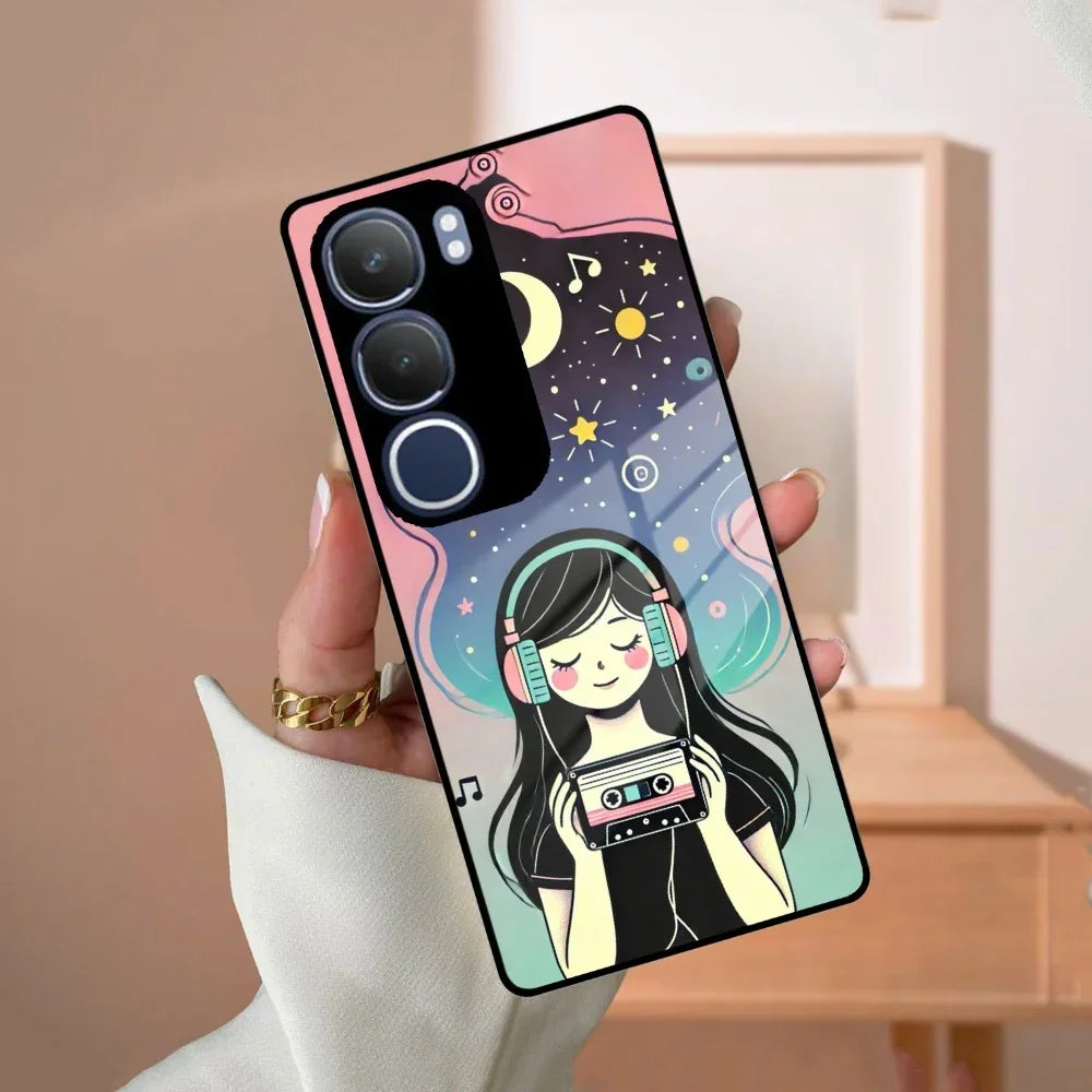 Luna Glossy Metal Case Cover For Vivo - ShopOnCliQ