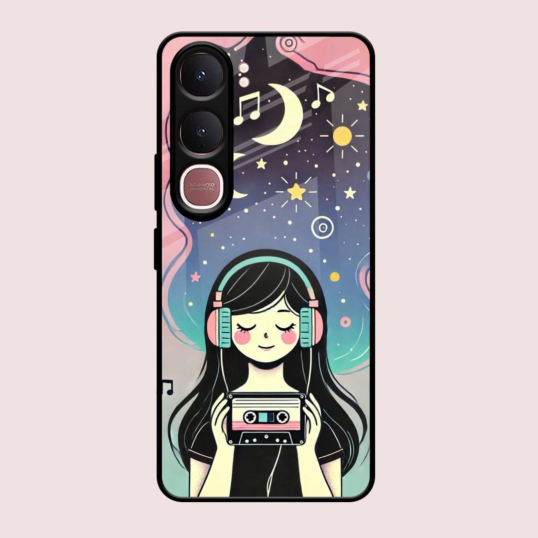 luna glossy metal case cover for Vivo Y31 5G