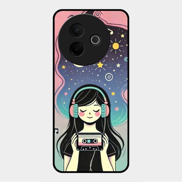luna glossy metal case cover for Vivo Y39 5G