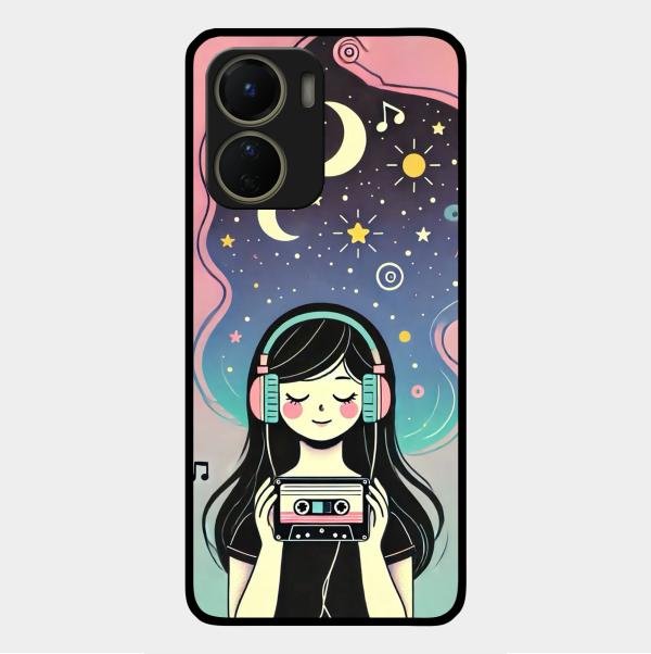 luna glossy metal case cover for Vivo Y56 5G