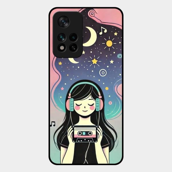 luna glossy metal case cover for Xiaomi 11I 5G