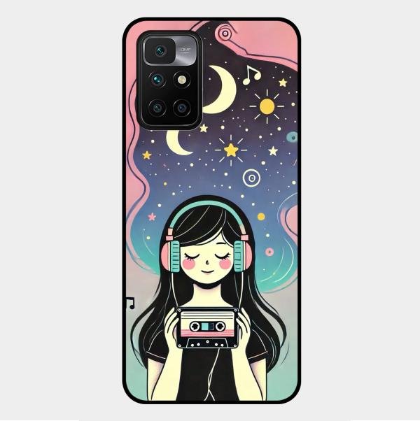 luna glossy metal case cover for Xiaomi Redmi 10 Prime 2022