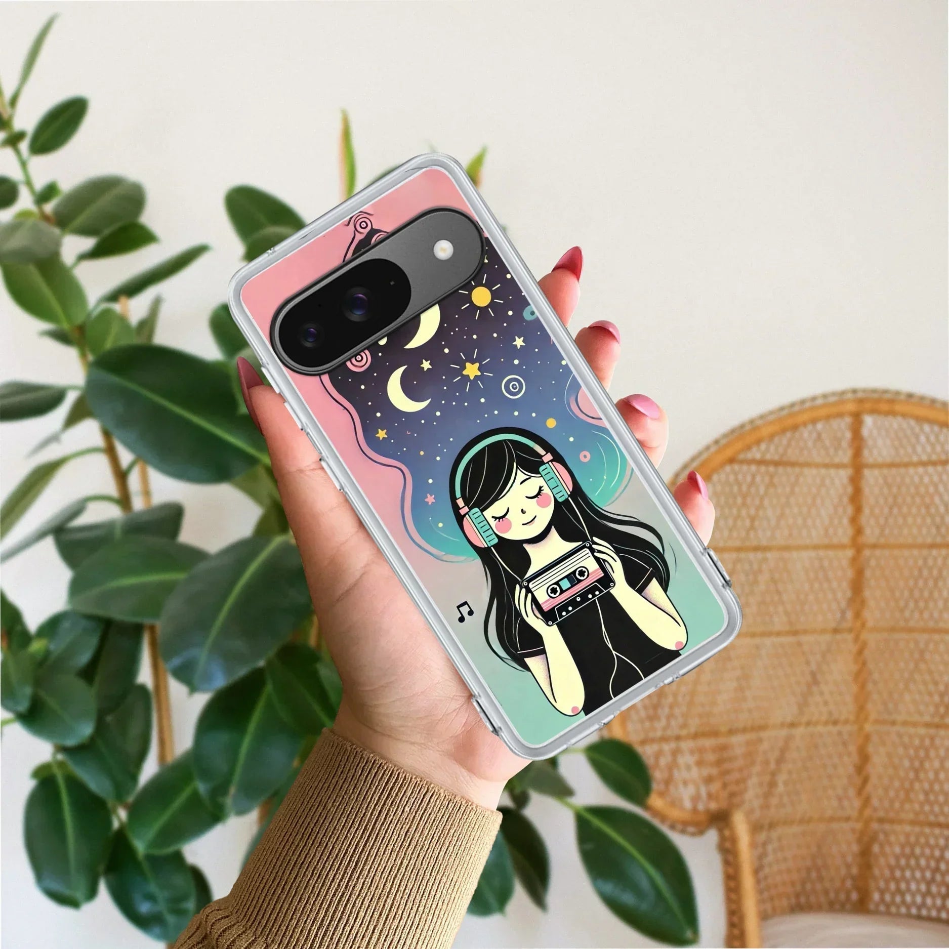 Luna Transparent Silicon Case For Google Pixel 9