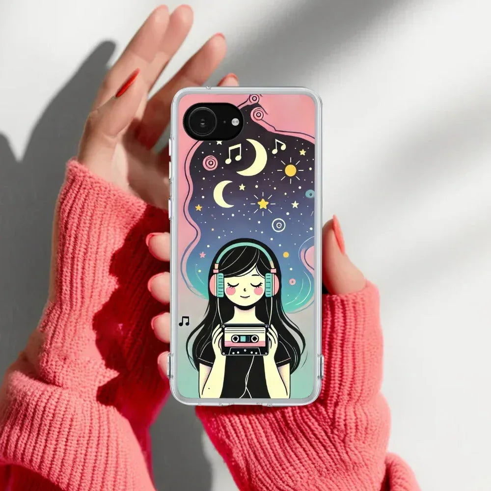 Luna Transparent Silicon Case For Google Pixel 9a 5G
