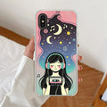 Luna Transparent Silicon Case For iPhone Xs Max