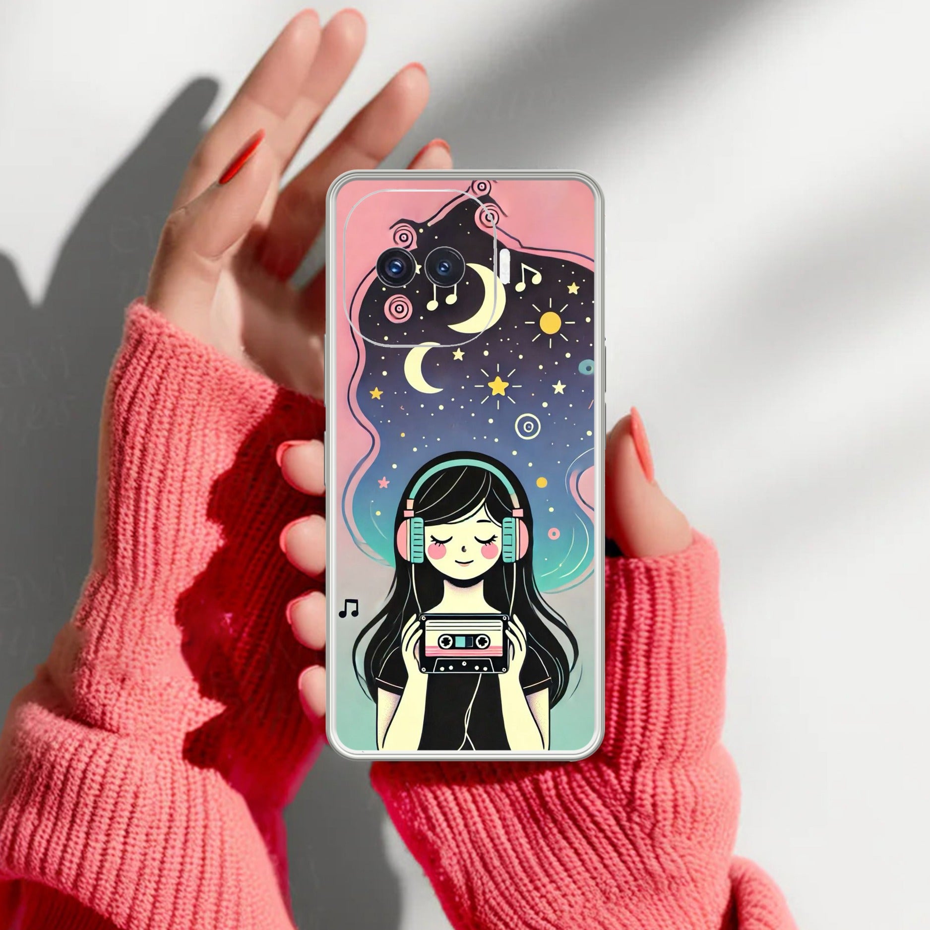Luna Transparent Silicon Case For iQOO