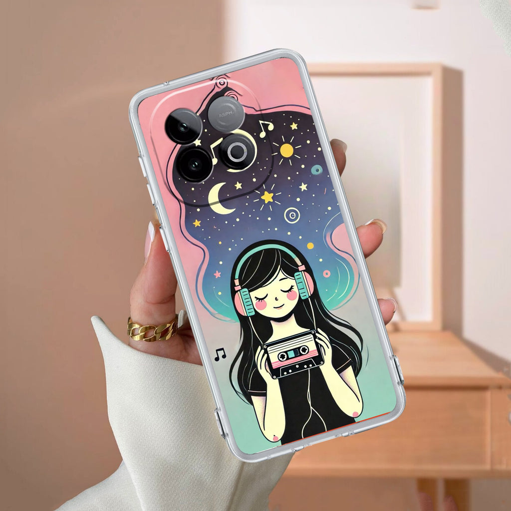 Luna Transparent Silicon Case For iQOO Neo 10 5G