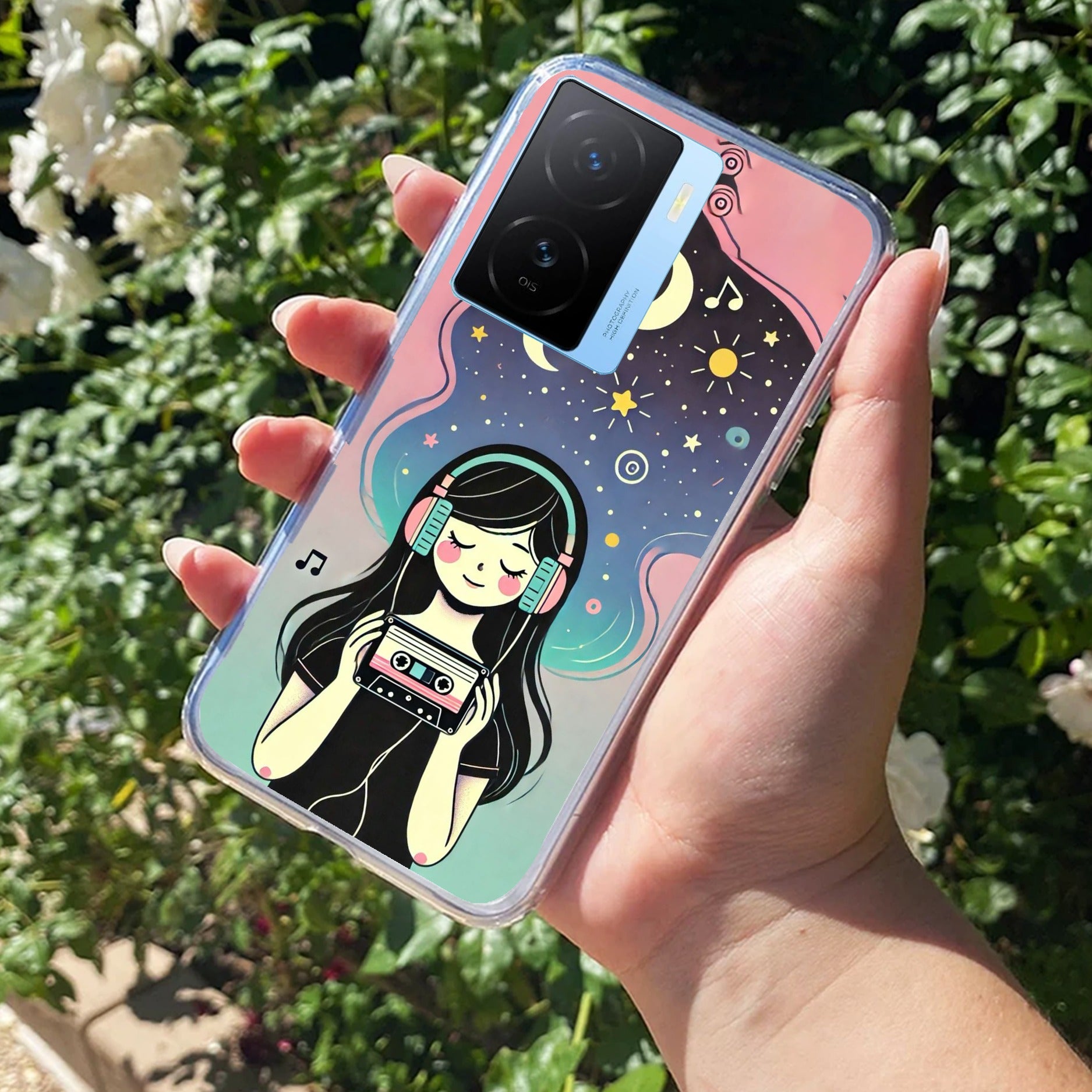 Luna Transparent Silicon Case For iQOO Z7s 5G