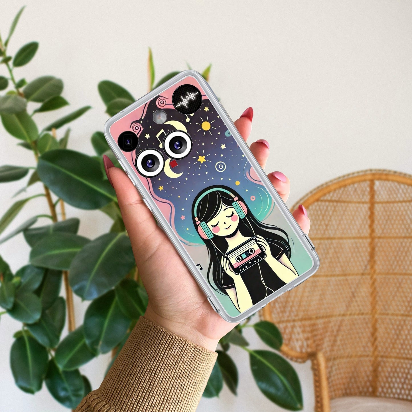 Luna Transparent Silicon Case For Nothing