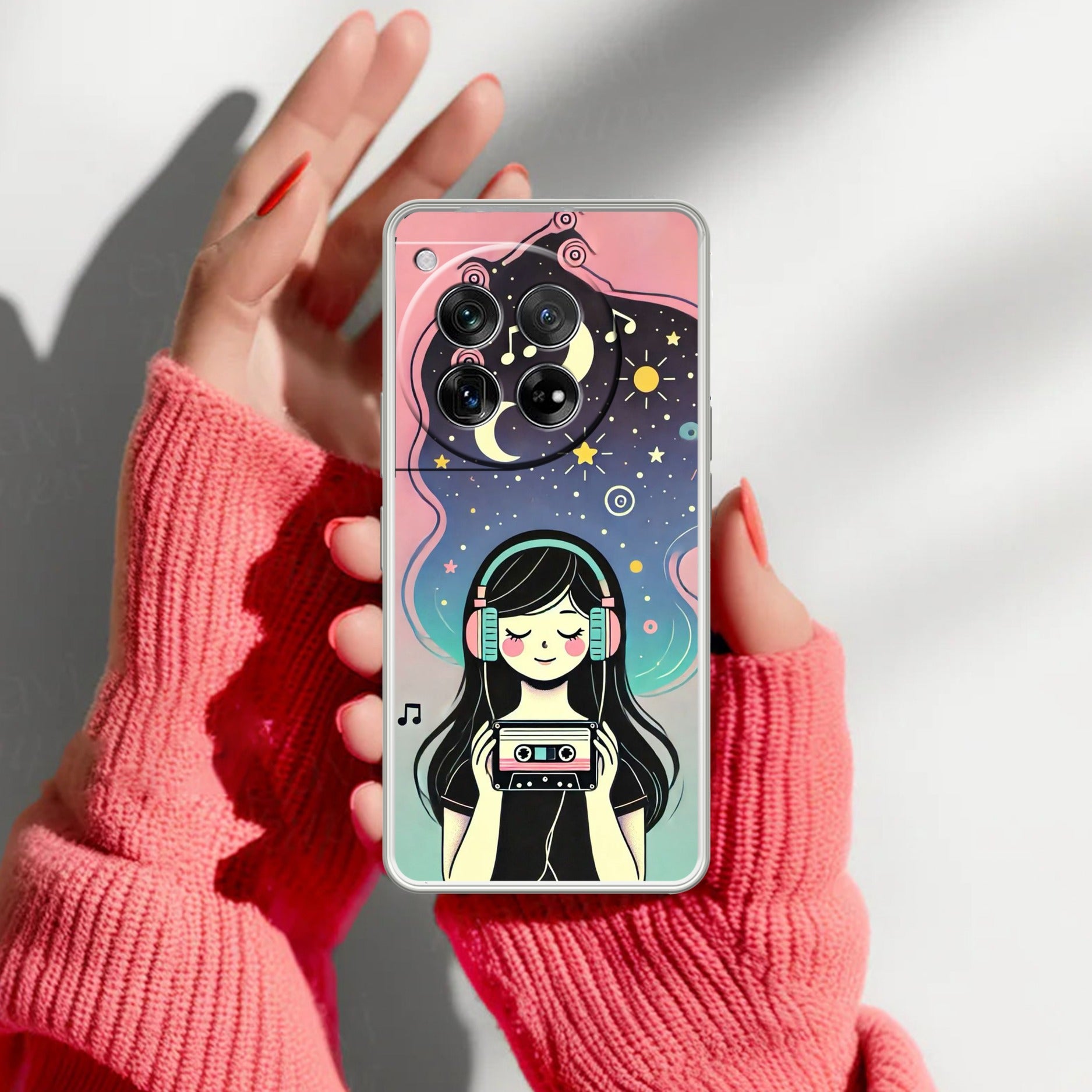Luna Transparent Silicon Case For OnePlus