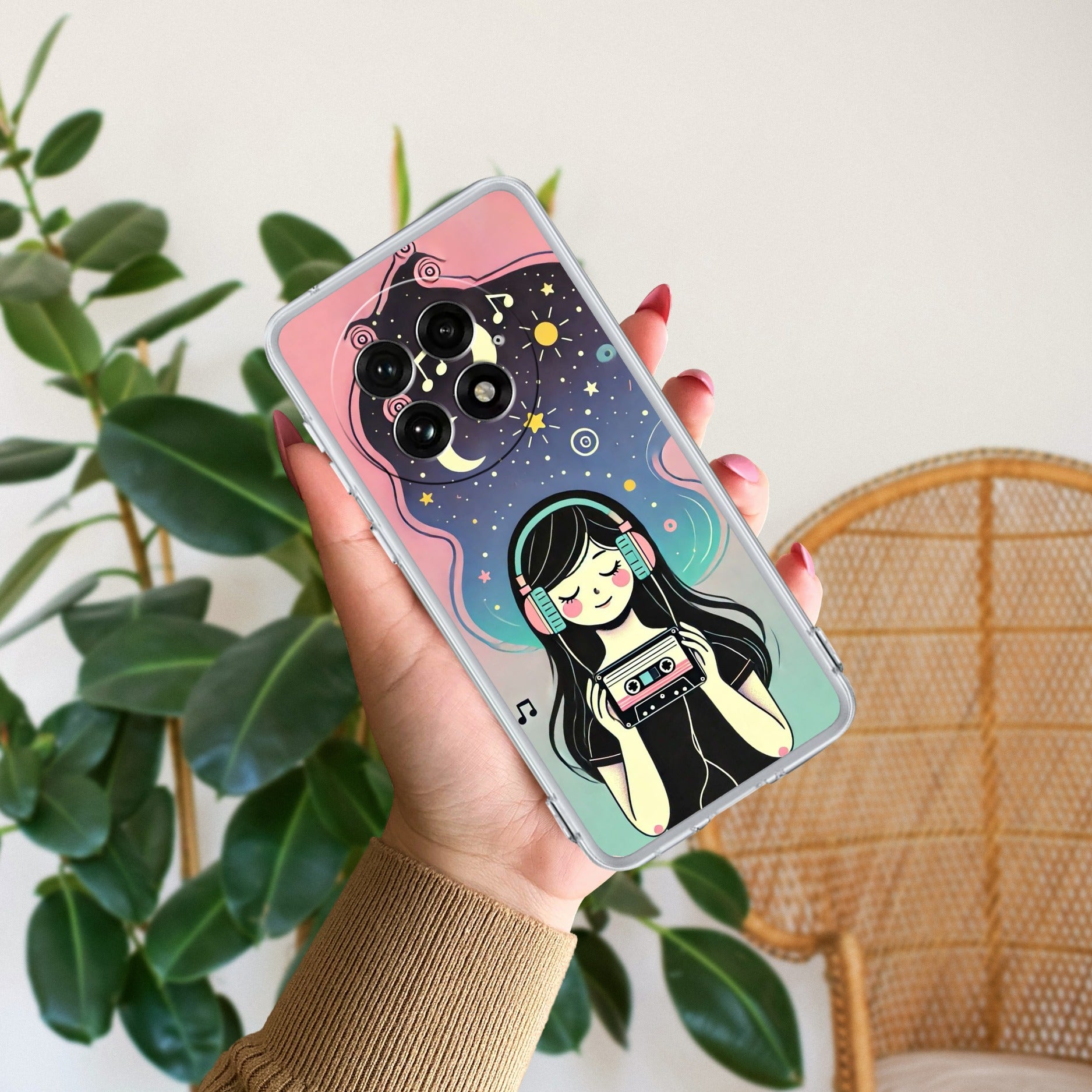 Luna Transparent Silicon Case For OnePlus 13 5G