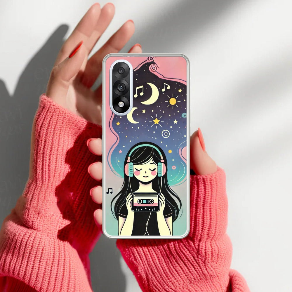 Luna Transparent Silicon Case For OnePlus