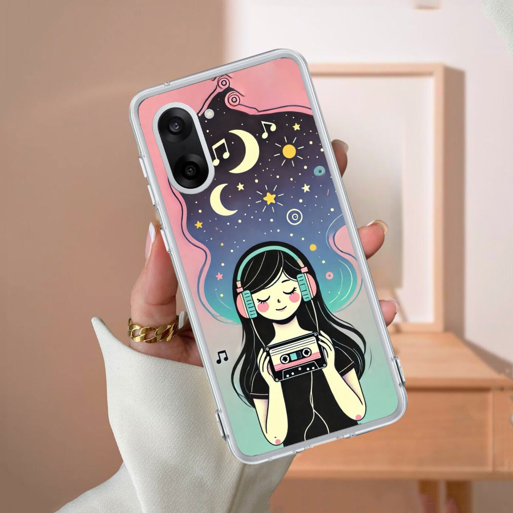 Luna Transparent Silicon Case For OnePlus