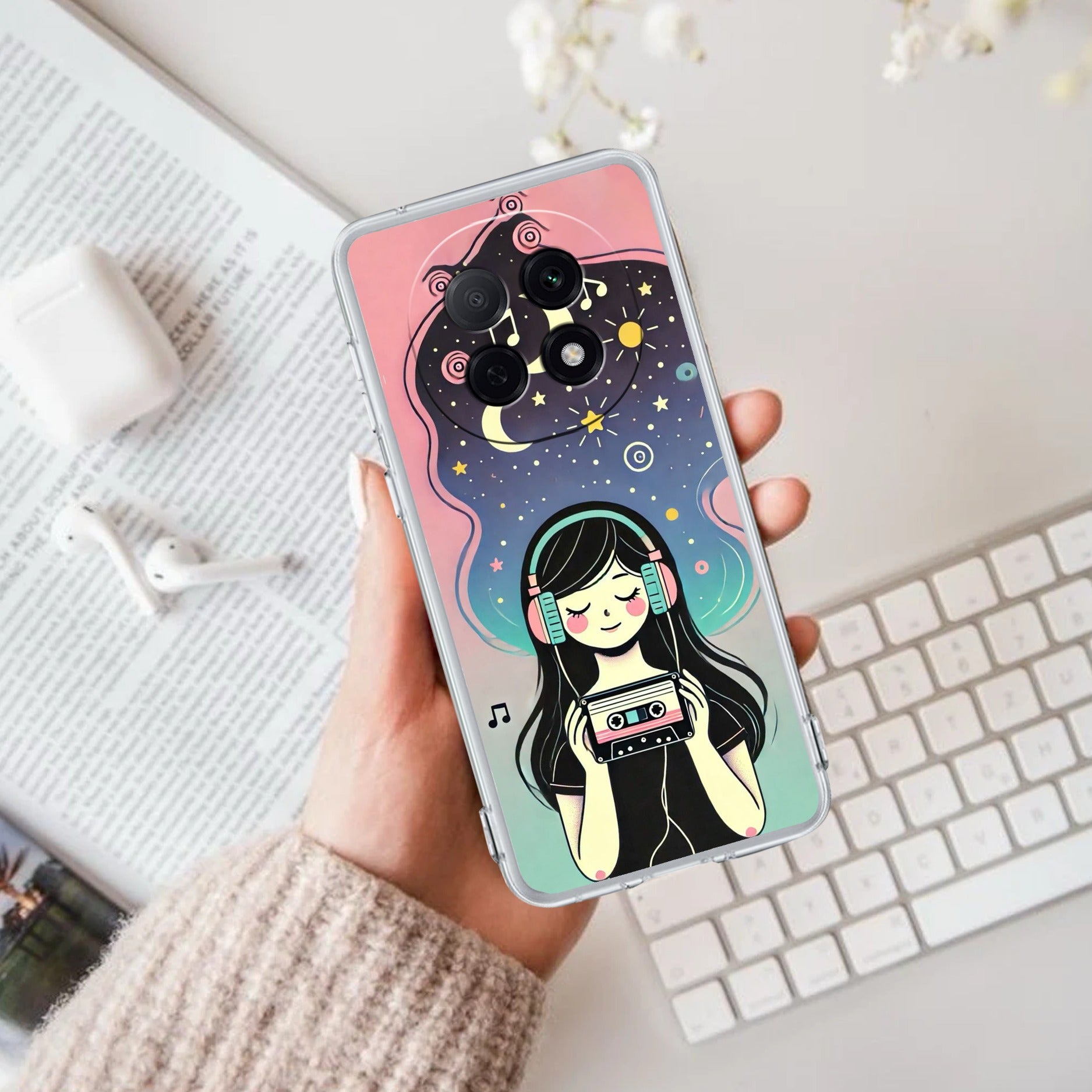 Luna Transparent Silicon Case For Oppo F29 Pro 5G