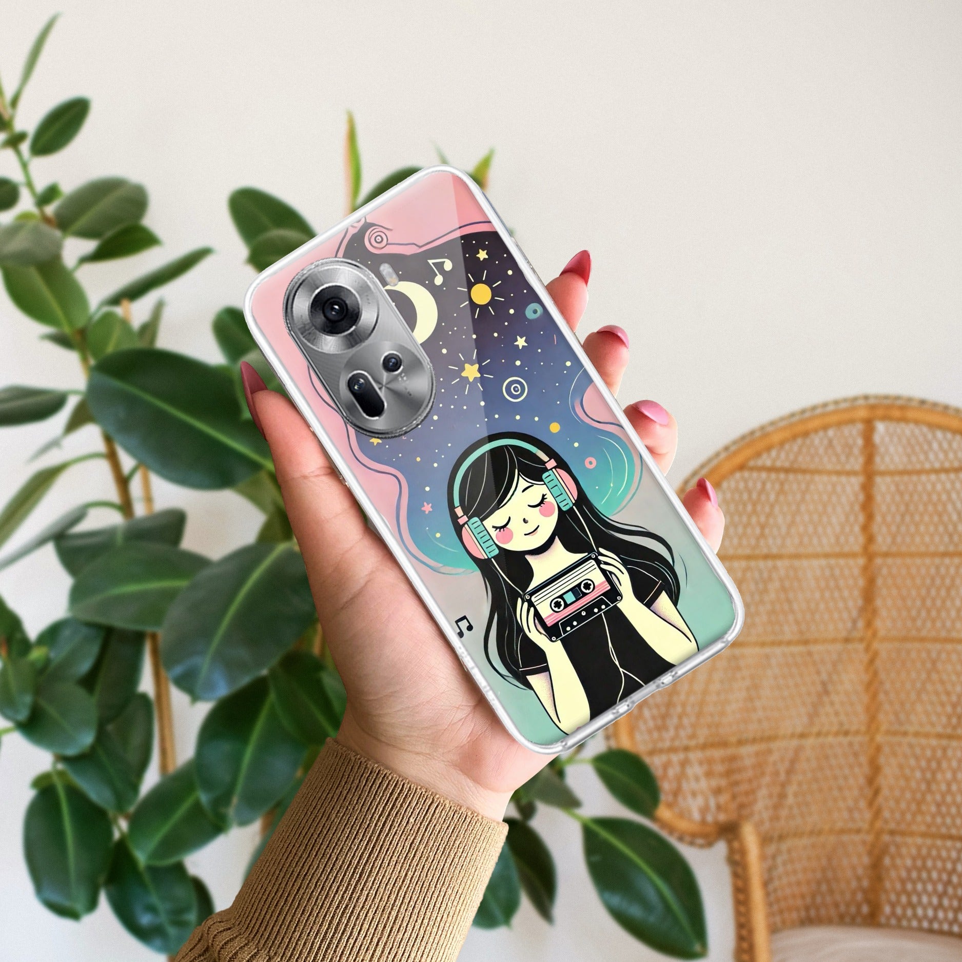 Luna Anti Yellow Case For Oppo Reno 11 5G