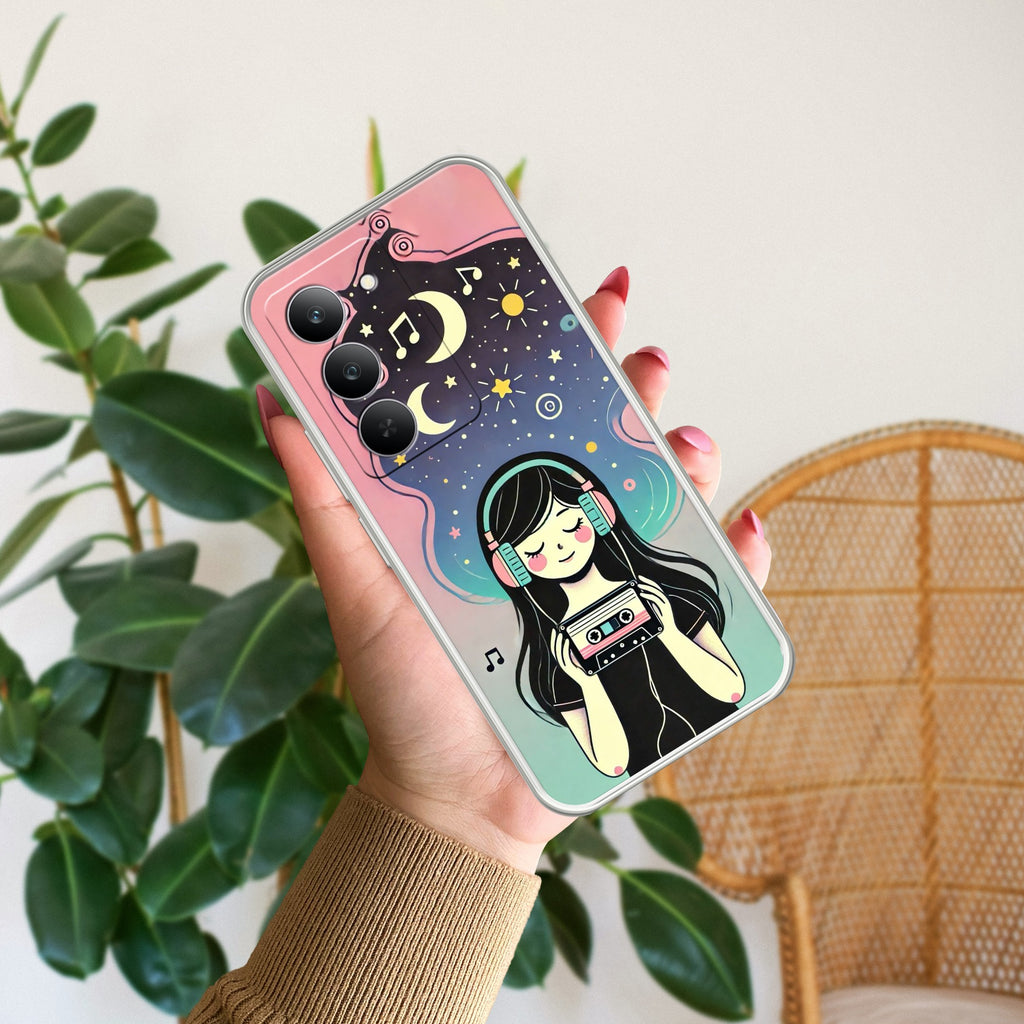Wild Rose Anti Yelllow Case For Realme P4 Pro 5G