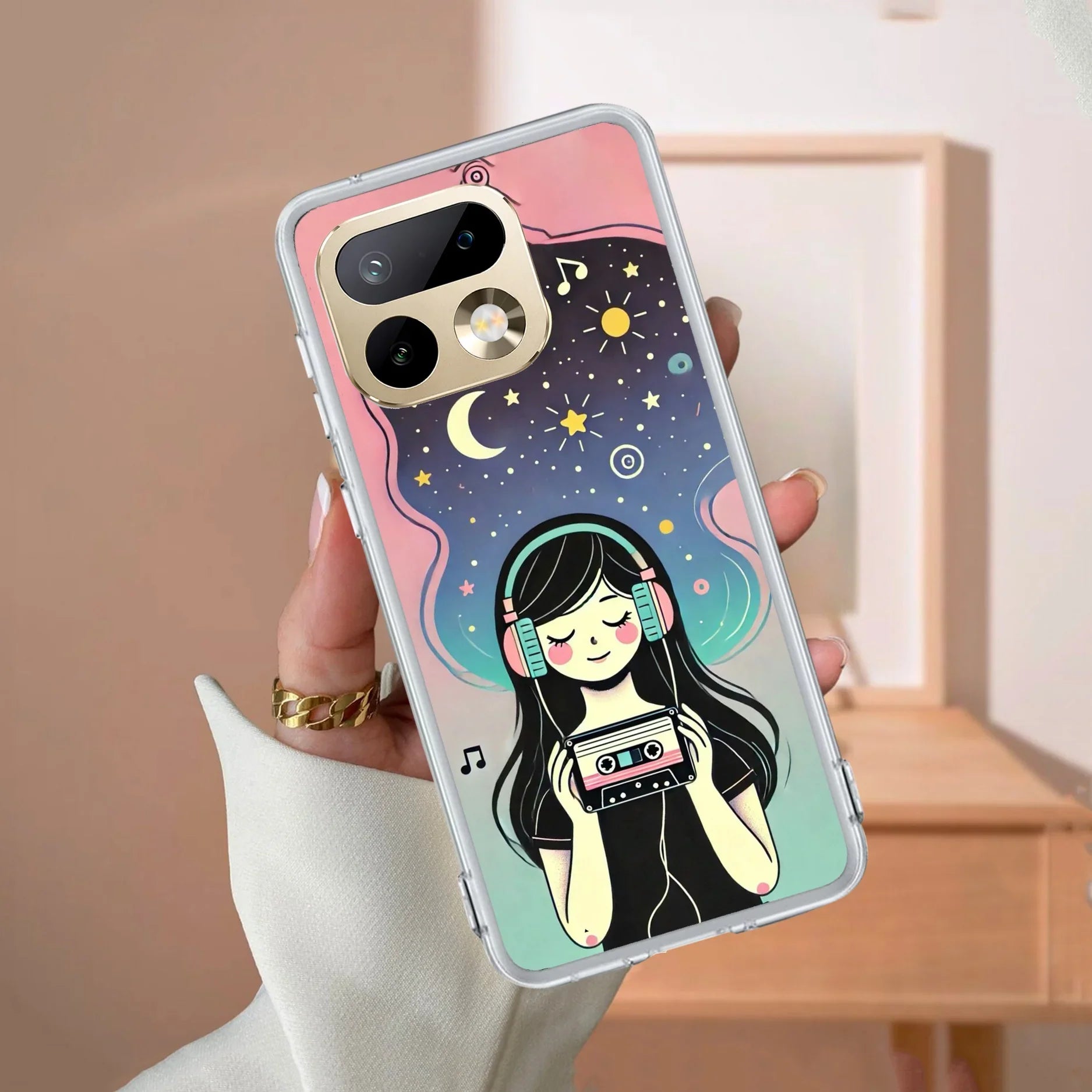 Luna Transparent Silicon Case For Realme 10 Pro+ 5G