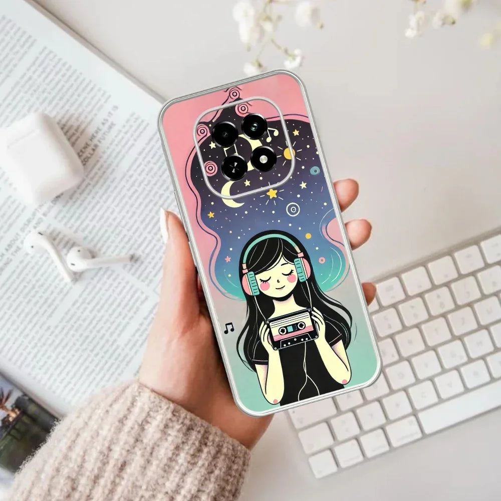 Luna Transparent Silicon Case For Realme 14T 5G