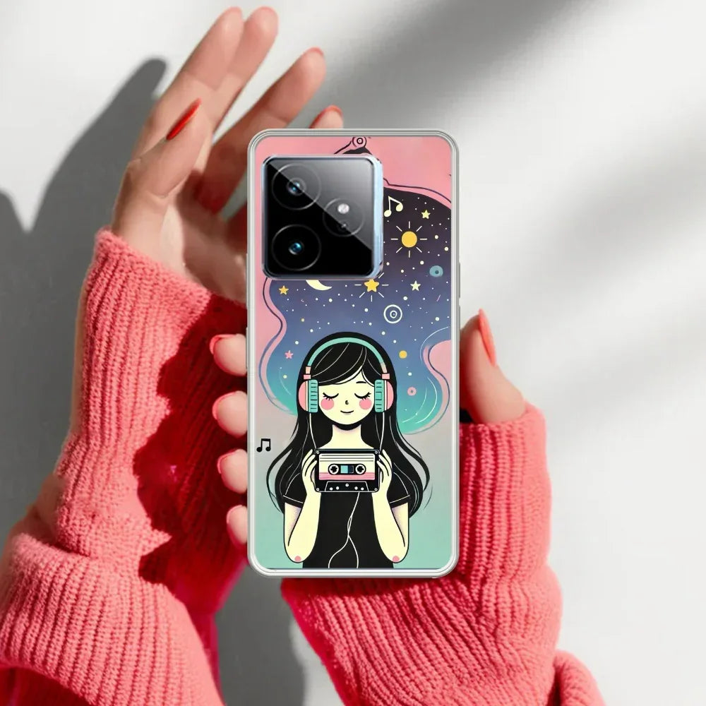 Luna Transparent Silicon Case For Realme C63 5G