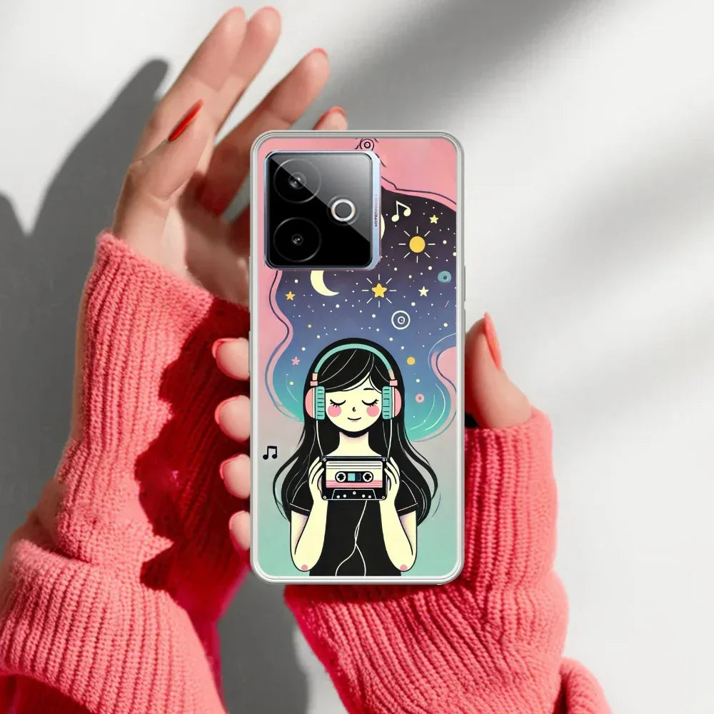 Luna Transparent Silicon Case For Realme GT 7T 5G