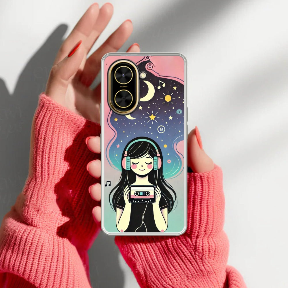 Luna Transparent Silicon Case For Redmi/Xiaomi