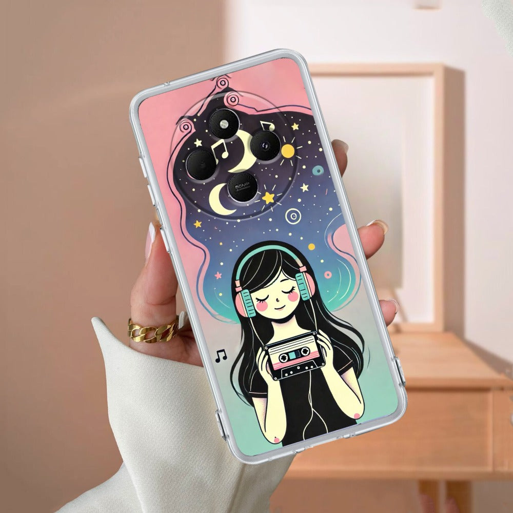 Luna Transparent Silicon Case For Redmi/Xiaomi