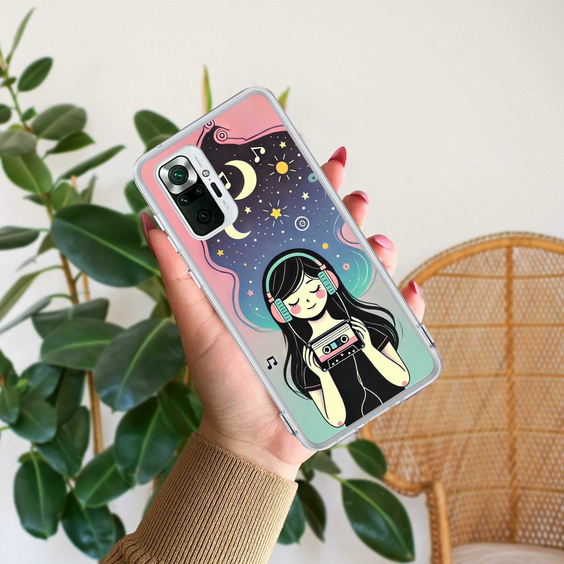 Luna Transparent Silicon Case For Redmi Note 10 Pro