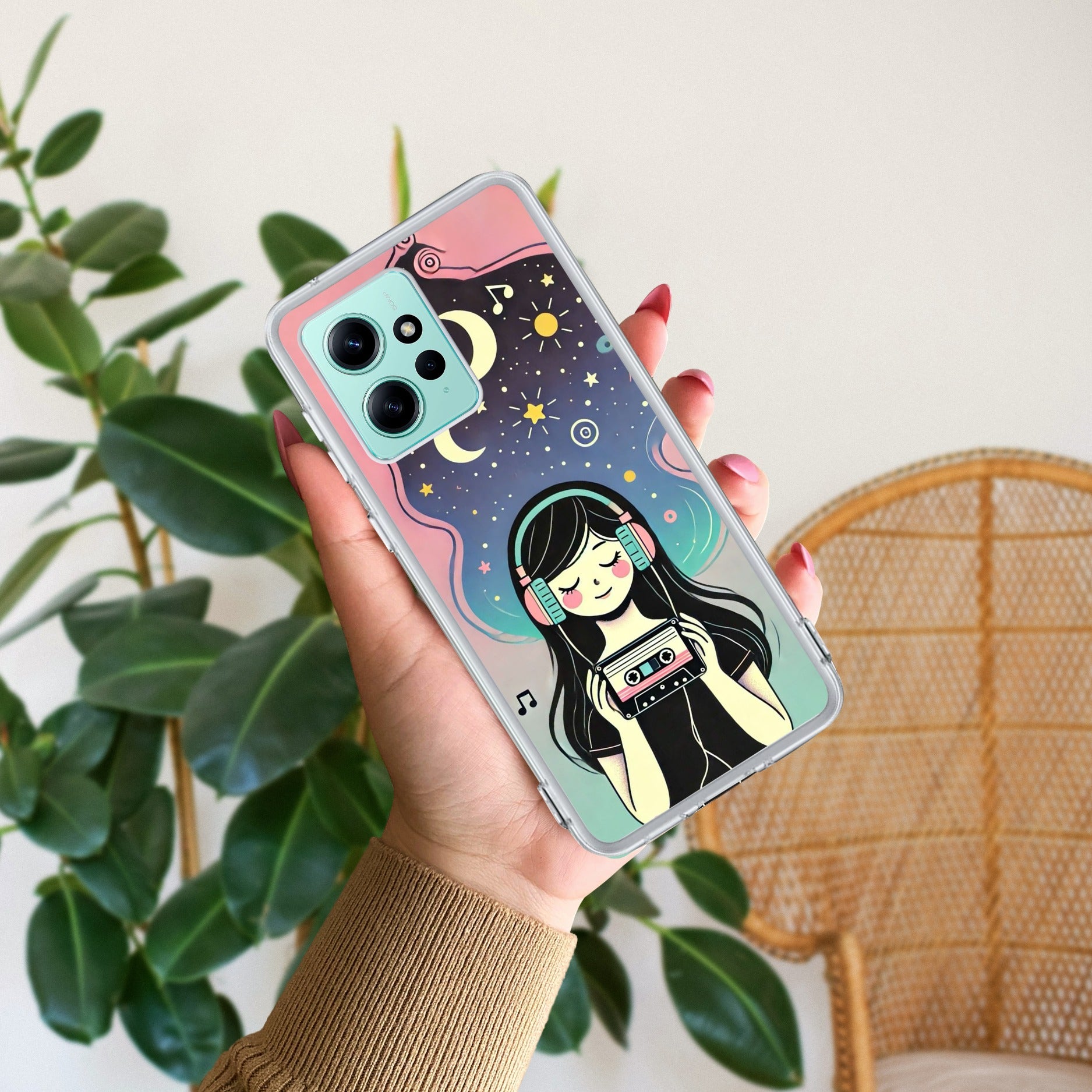 Luna Transparent Silicon Case For Redmi Note 12 4G