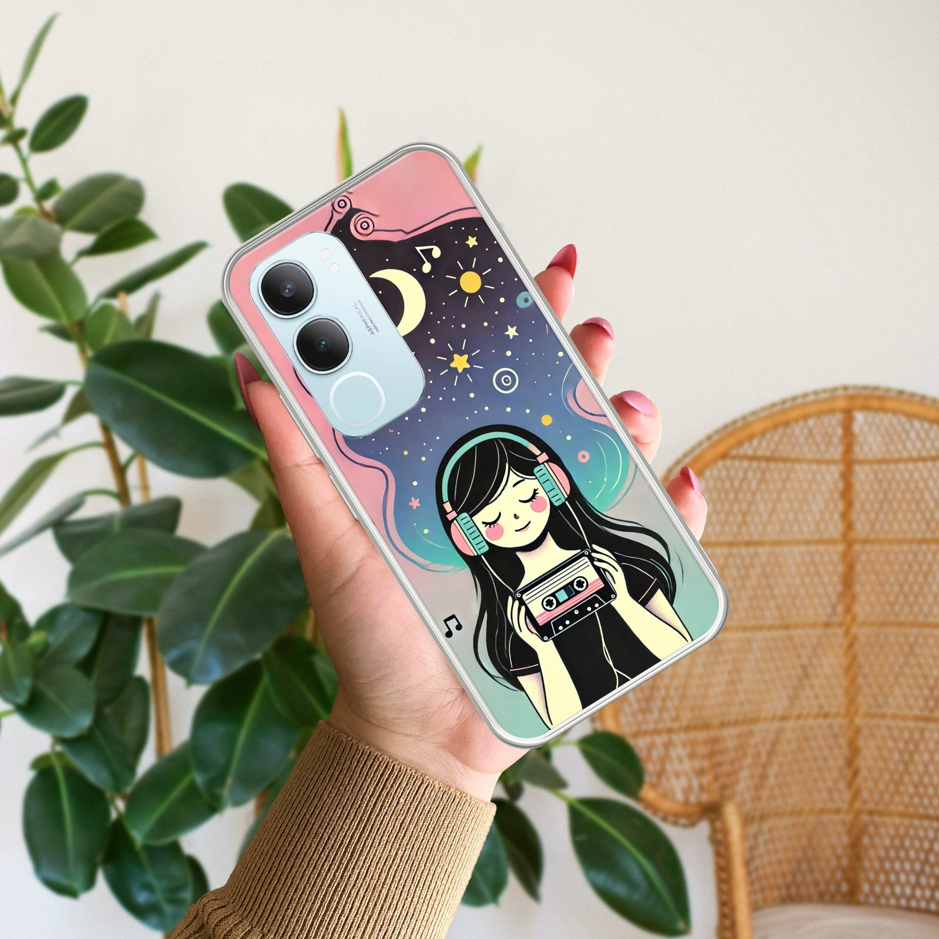 Luna Transparent Silicon Case For Vivo Y29 5G