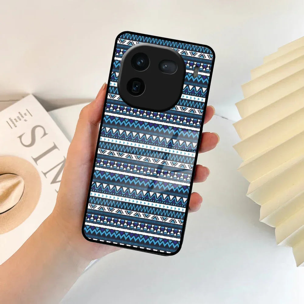 Mandala Glass Case Cover For Vivo - ShopOnCliQ