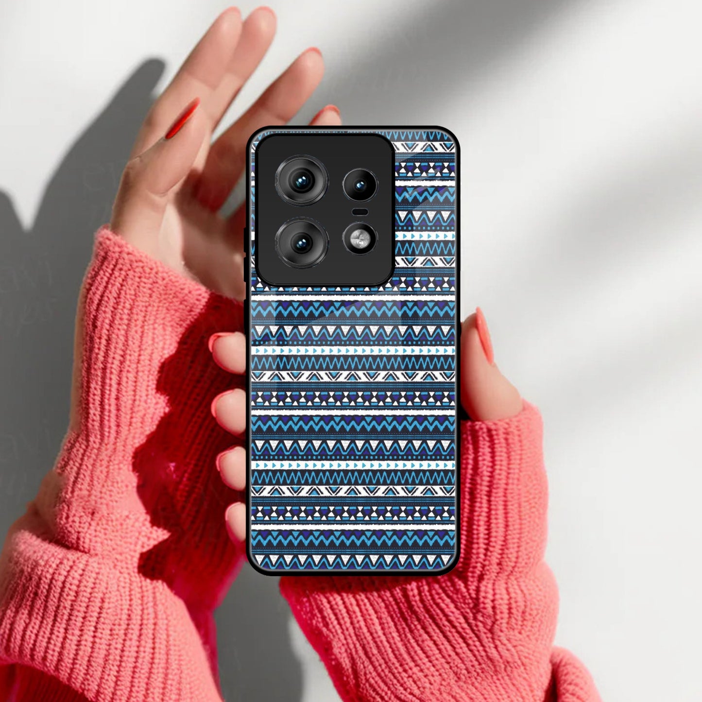 Mandala Glass Case Cover For Motorola