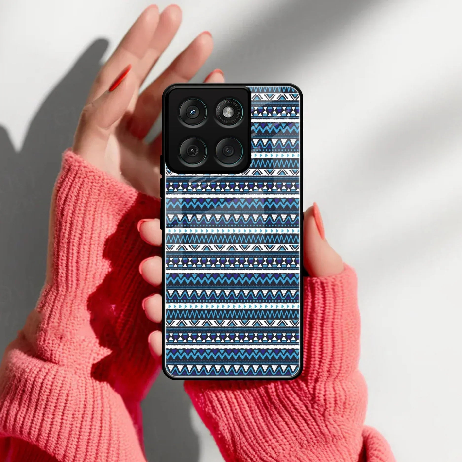 Mandala Glass Case Cover For Motorola - ShopOnCliQ