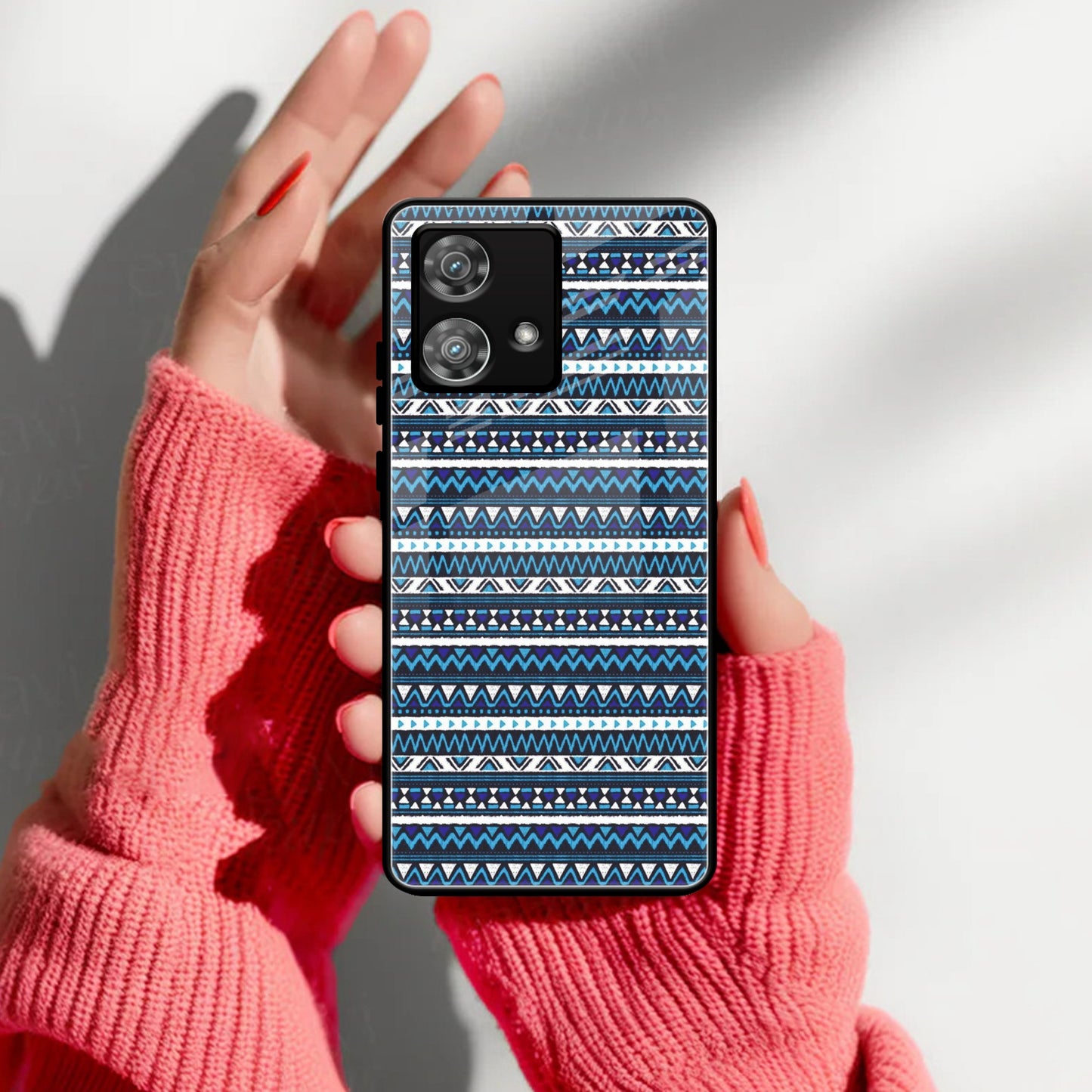 Mandala Glass Case Cover For Motorola