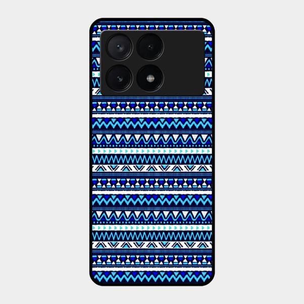 Mandala Glass Case Cover For Poco X6 Pro 5G