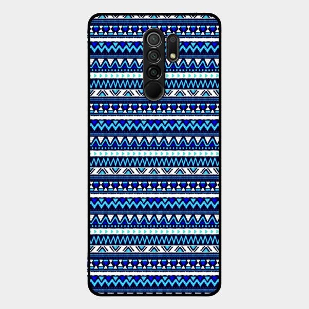 Mandala Glass Case Cover For Redmi 9 Prime
