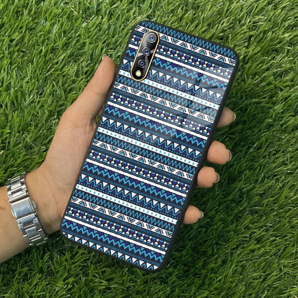 Mandala Glass Case Cover For Vivo - ShopOnCliQ