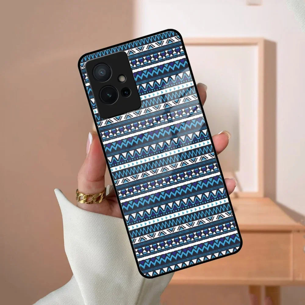 Mandala Glass Case Cover For Vivo - ShopOnCliQ