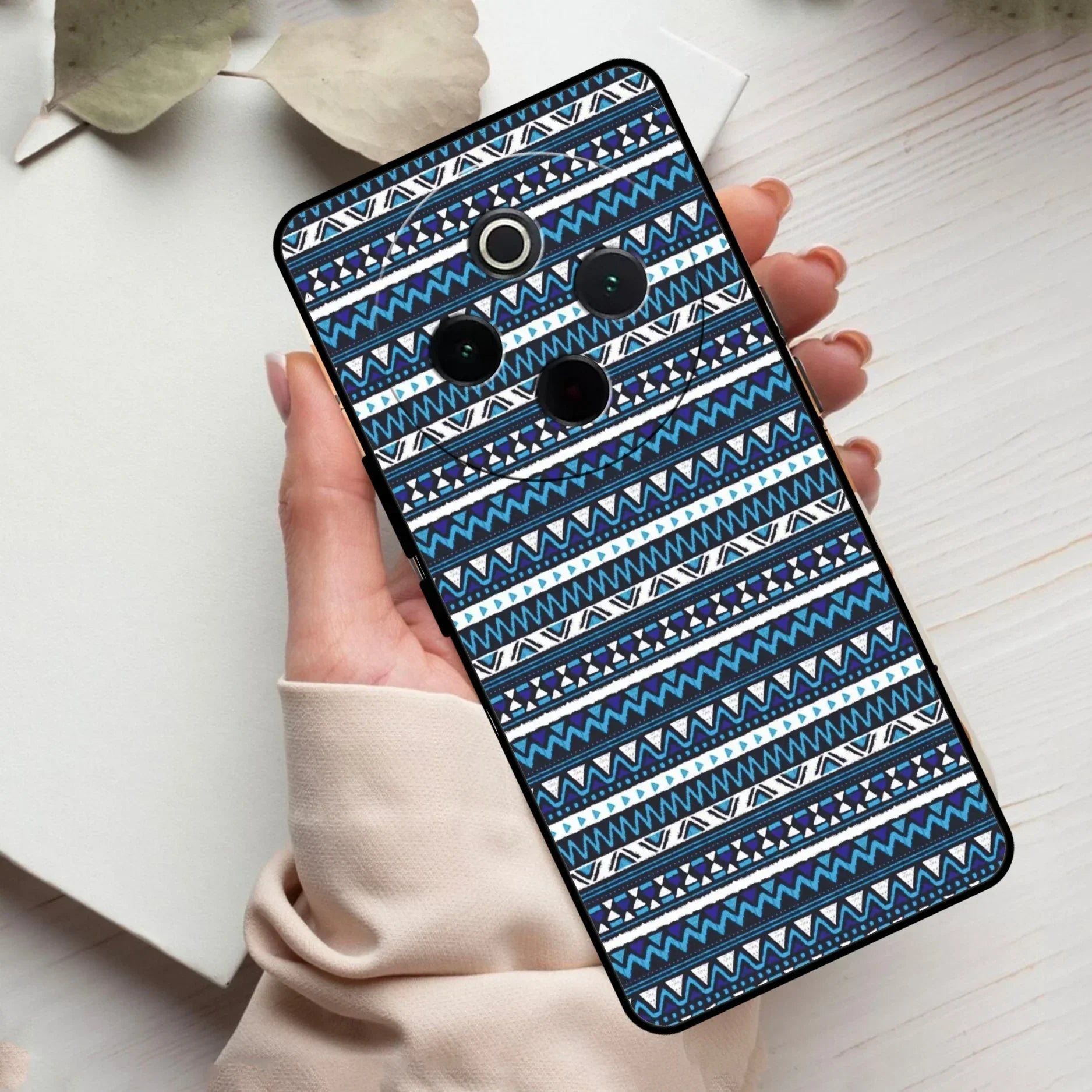 Mandala Glass Case Cover For Vivo - ShopOnCliQ