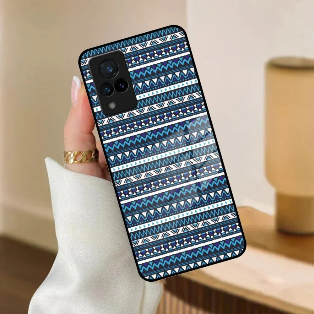 Mandala Glass Case Cover For Vivo - ShopOnCliQ