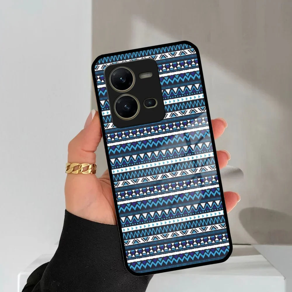 Mandala Glass Case Cover For Vivo - ShopOnCliQ