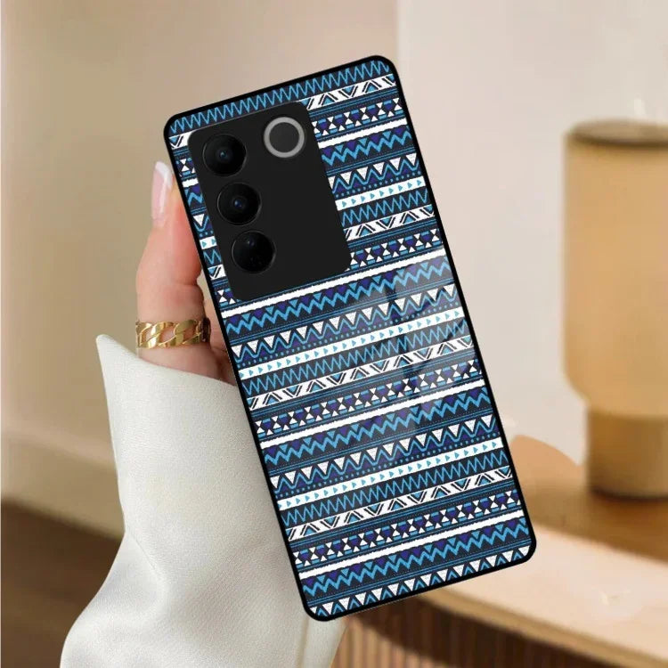 Mandala Glass Case Cover For Vivo - ShopOnCliQ