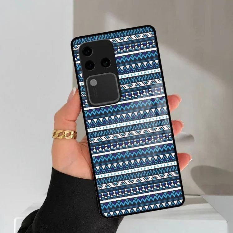 Mandala Glass Case Cover For Vivo - ShopOnCliQ