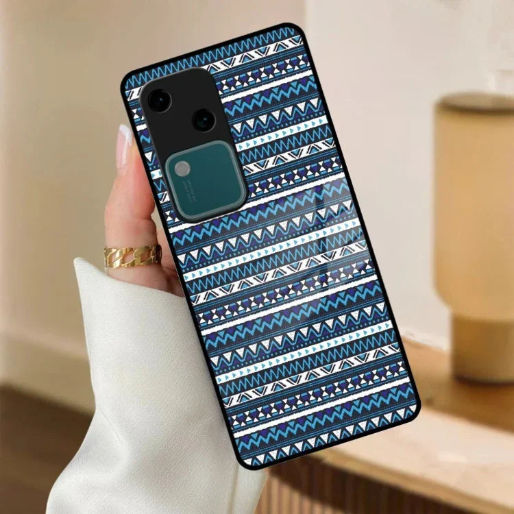 Mandala Glass Case Cover For Vivo - ShopOnCliQ