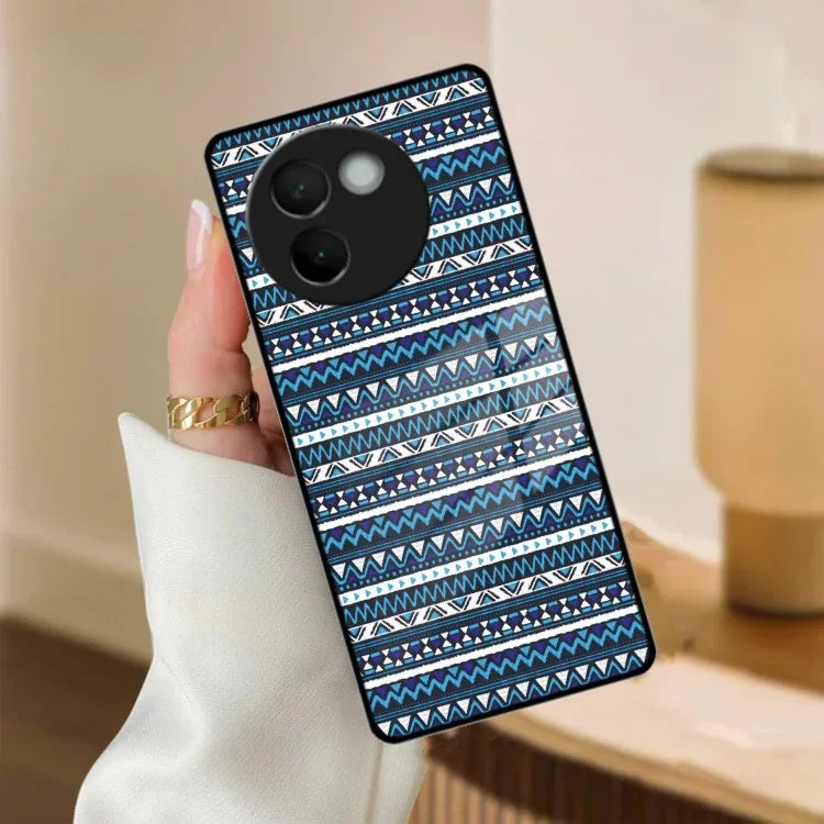 Mandala Glass Case Cover For Vivo - ShopOnCliQ