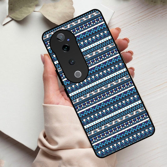 Mandala Glass Case Cover For Vivo