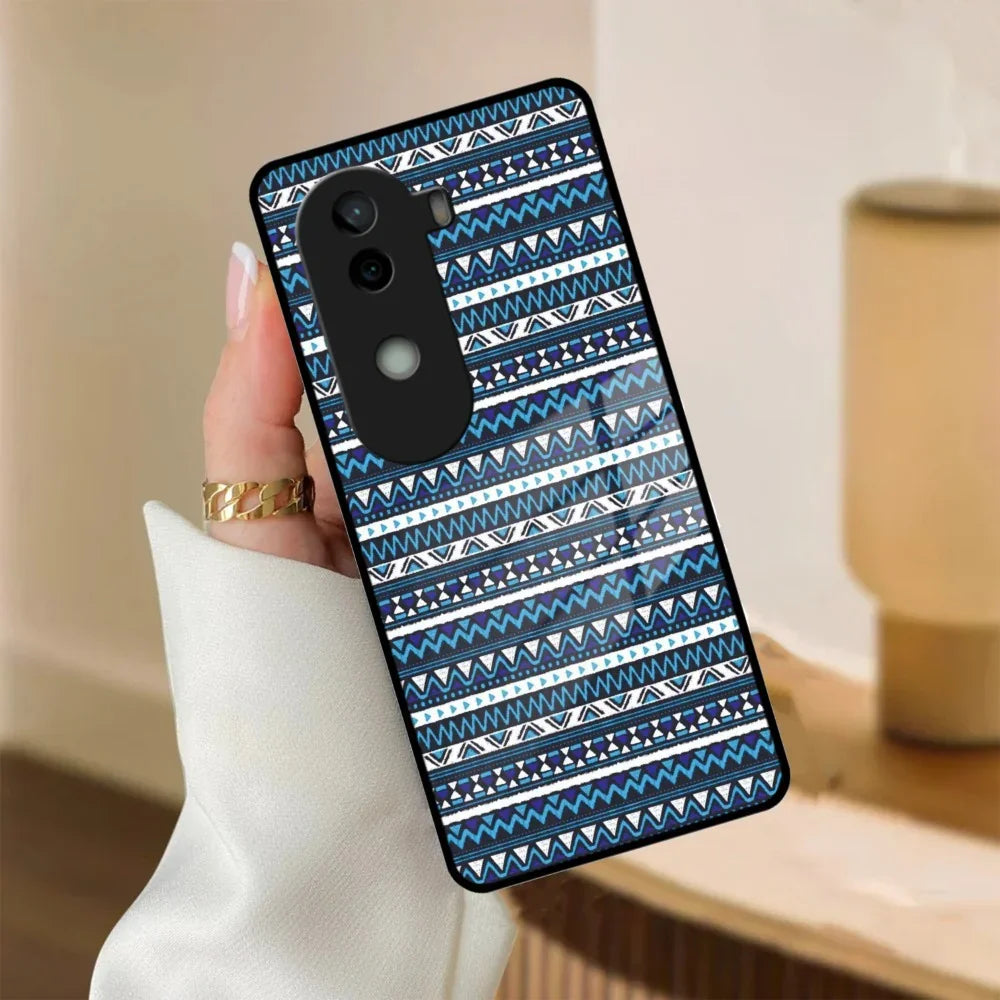 Mandala Glass Case Cover For Vivo - ShopOnCliQ