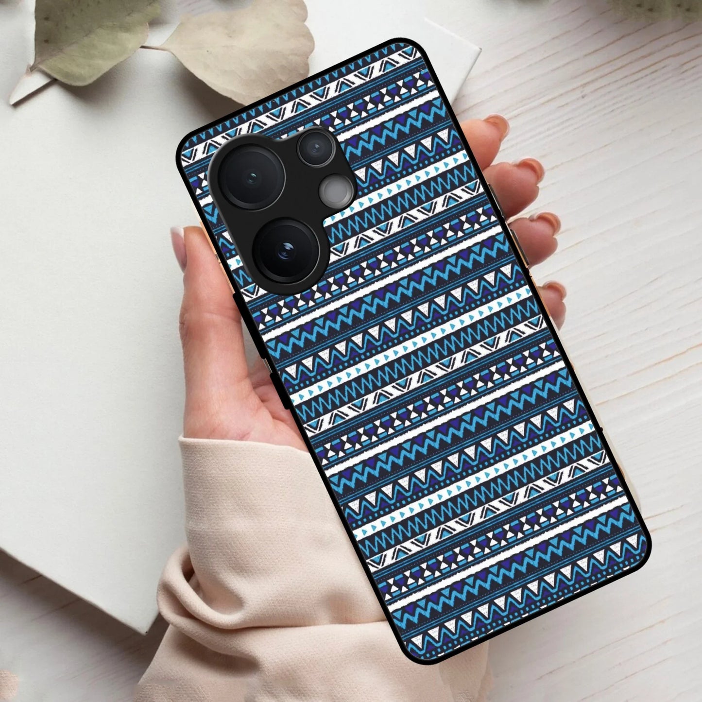 Mandala Glass Case Cover For Vivo - ShopOnCliQ