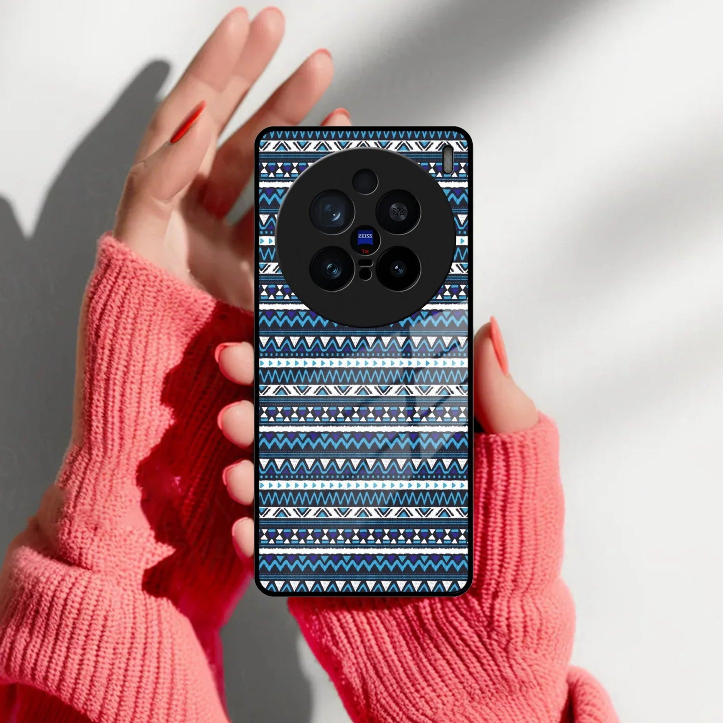 Mandala Glass Case Cover For Vivo - ShopOnCliQ